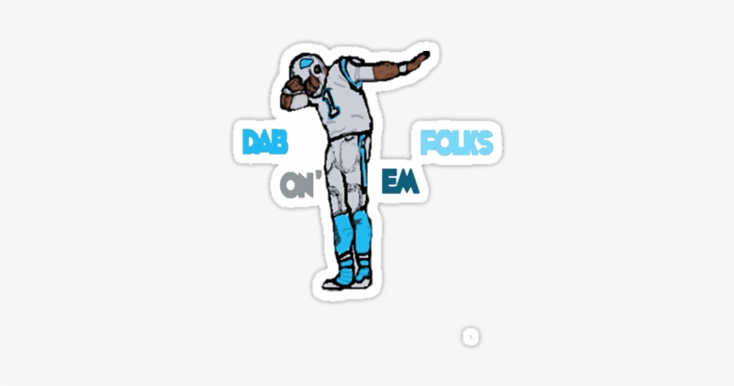 Fancy Cam Newton Iphone Wallpaper Cam Newton Dab On - Cartoon Cam Newton, transparent png #1353129