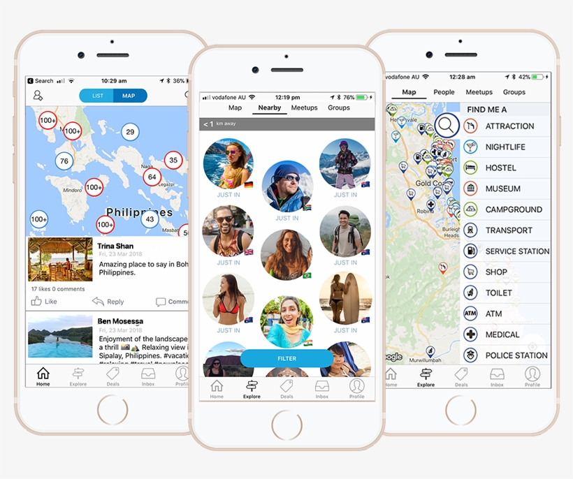 A Social Network For Travellers - Travello App, transparent png #1353416