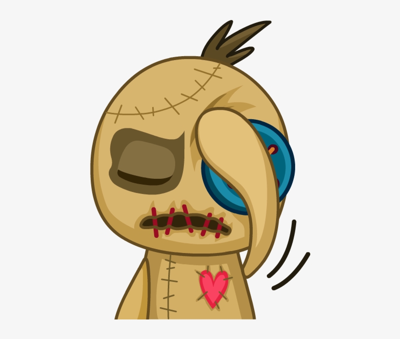 Voodoo Doll Chumbo Messages Sticker-8 - Voodoo Doll, transparent png #1353447