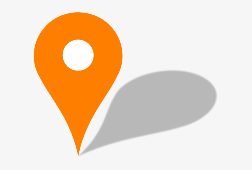 Free Red Push P - Google Map Pin Orange, transparent png #1353944