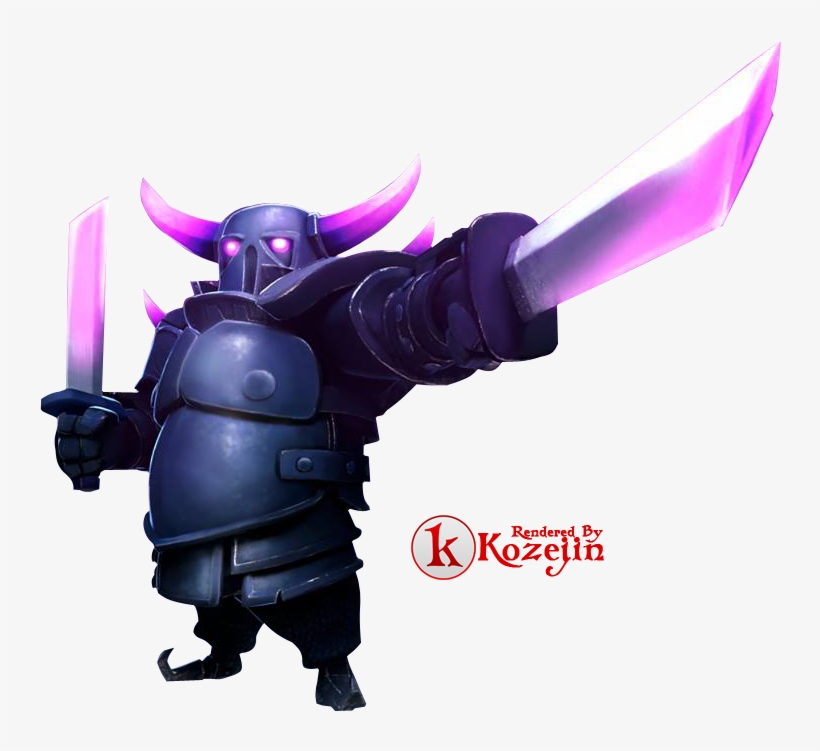 Barbarian King & Archer Queen - Clash Royale Gif Pekka, transparent png #1354086