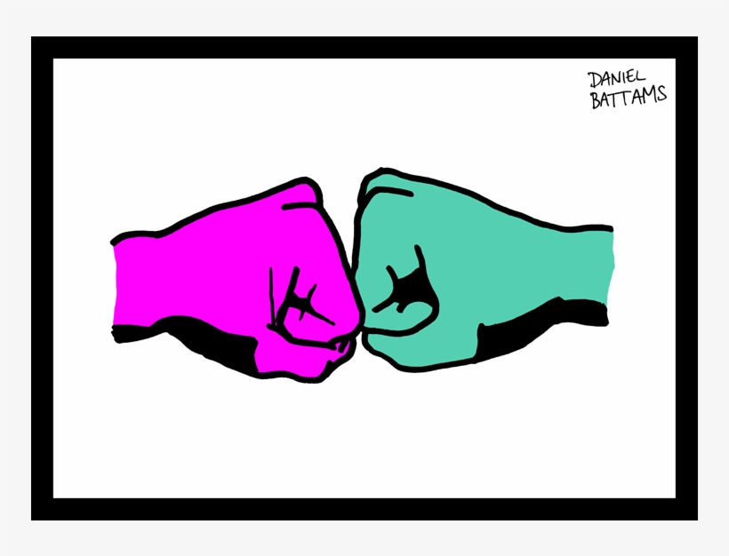 Fist Bump Print,, transparent png #1354267