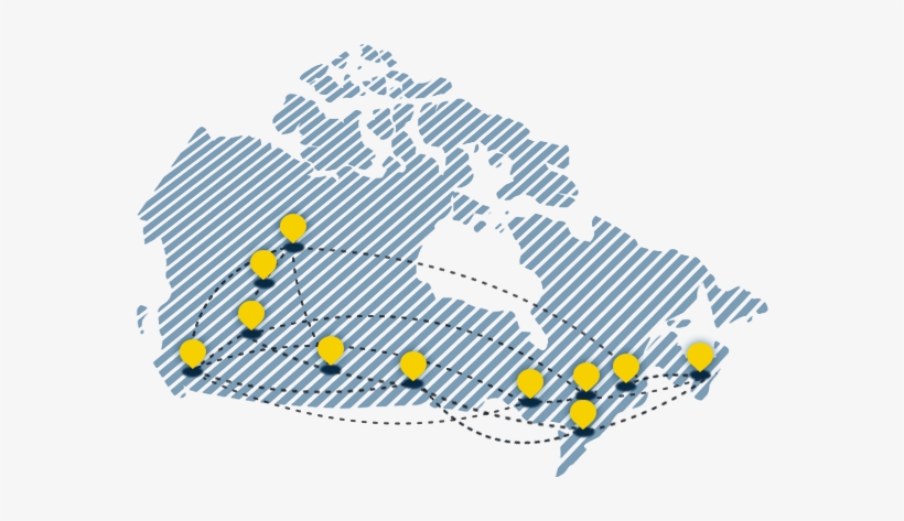 Thewiredserfmap-pins - Iles De La Madeleine Quebec Map, transparent png #1354286