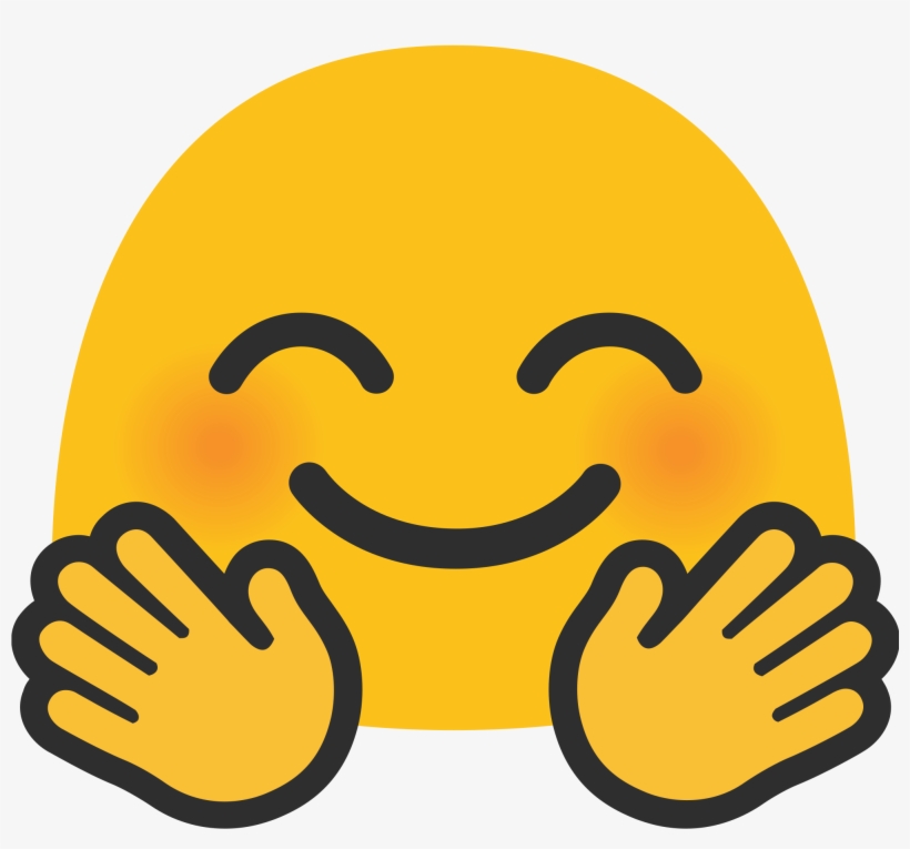 This Is The Most Misused Emoticon As We All Use It - Android Hug Emoji, transparent png #1354387