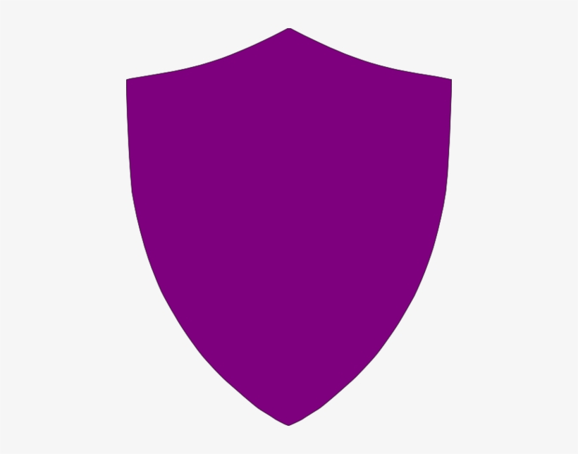 A Purple Blank Crest Clipart - Purple Crest, transparent png #1354493