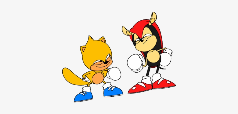 More Mighty And Ray, Edited One Of Them But Not Gonna - Mighty And Ray Fist Bump, transparent png #1354904