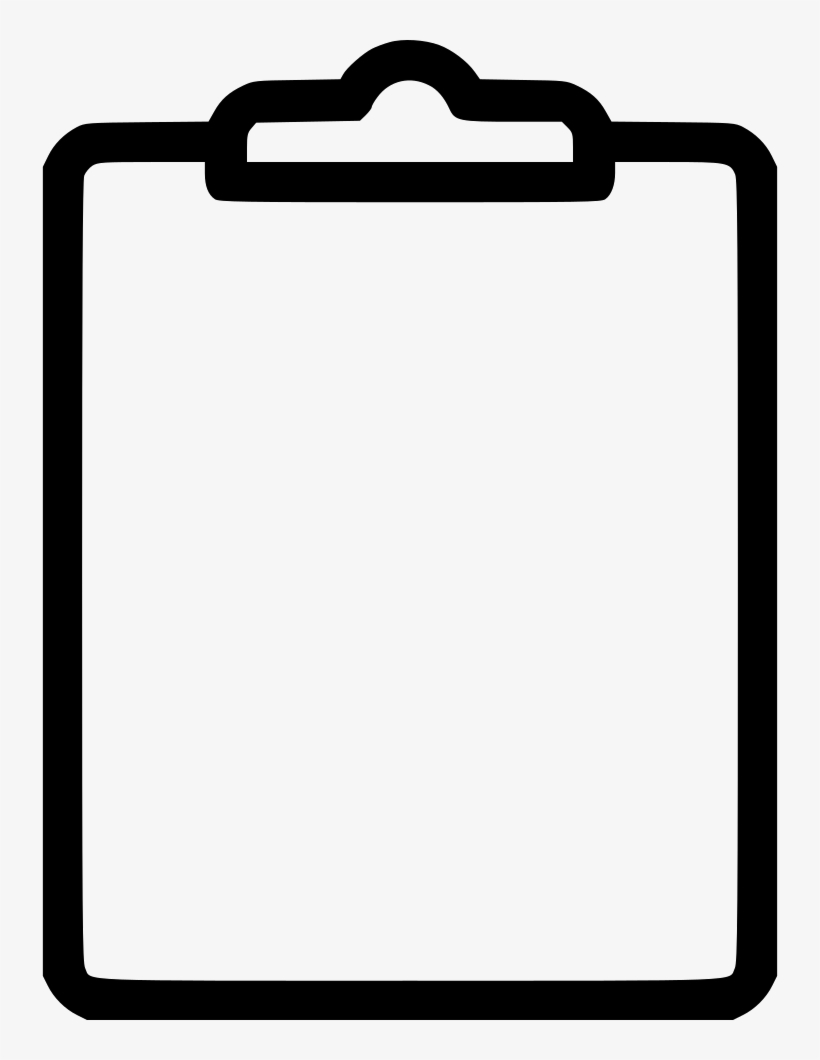 Clipboard Clipart Svg - Clipboard Png, transparent png #1354960