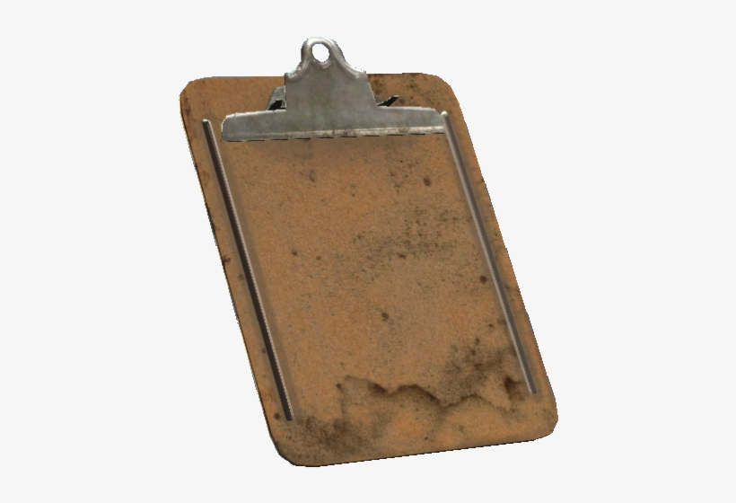 Battered Clipboard - Portable Network Graphics, transparent png #1355101