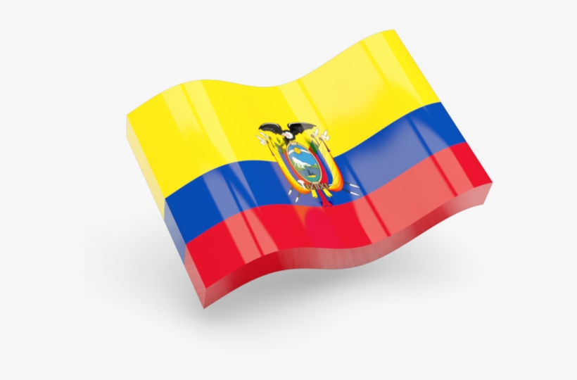 Illustration Of Flag Of Ecuador - Flag Colombia Icon Png, transparent png #1355255