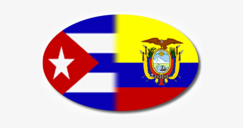 Ecuador And Cuba Review Bilateral Cooperation - Ecuador Flag, transparent png #1355561