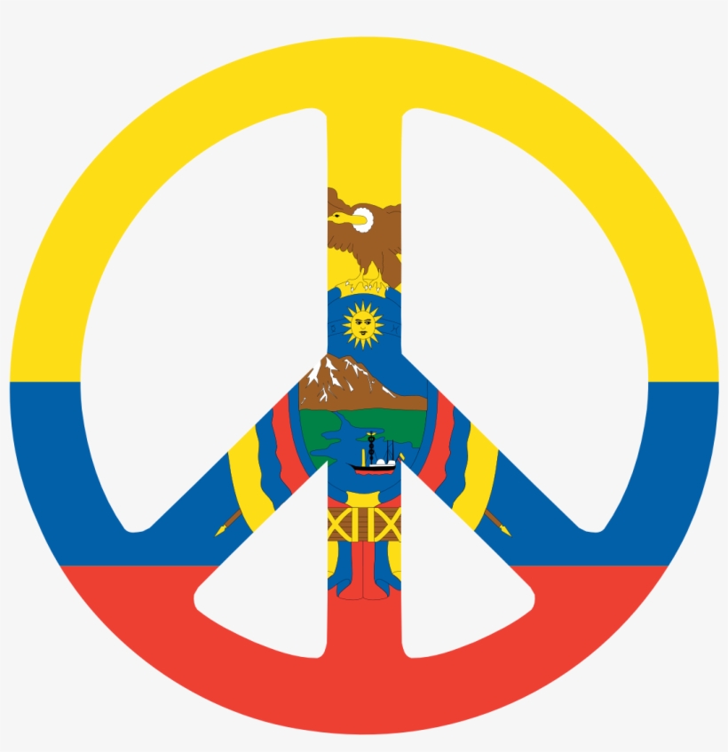 Light Blue Peace Sign, transparent png #1355584