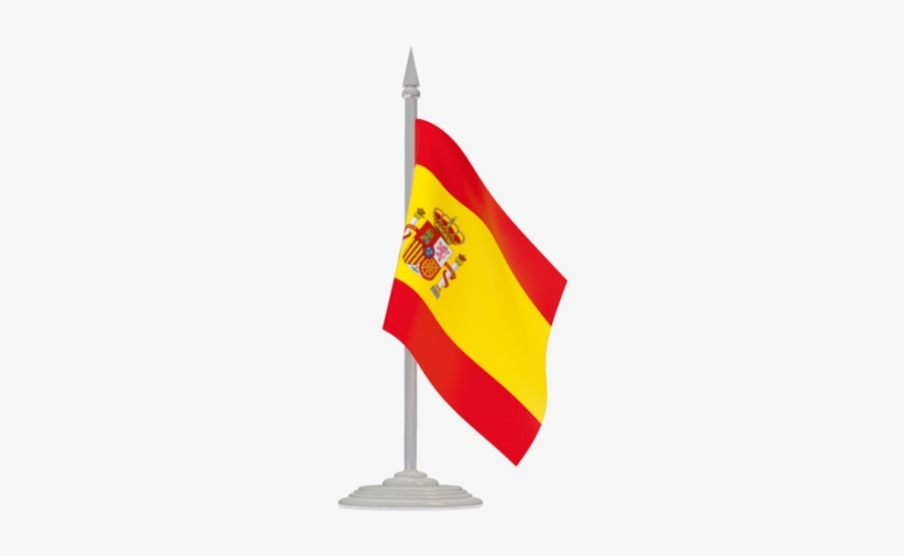 Spain 640 - Costa Rica Flag Pole, transparent png #1355691