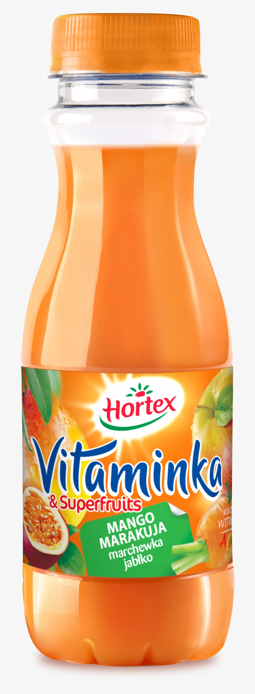 Mango Passion Fruit Carrot Apple 300ml - Hortex, transparent png #1355767