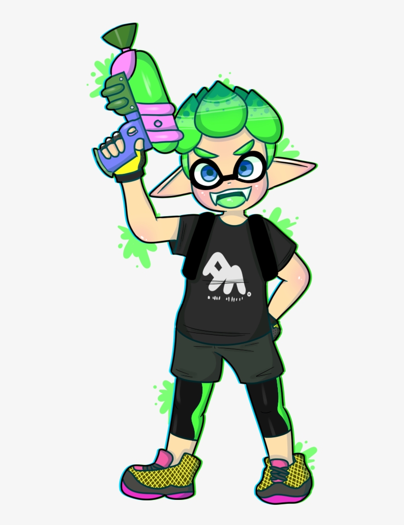 Inkling Boy Png - Inkling Boy Splatoon 2, transparent png #1356015