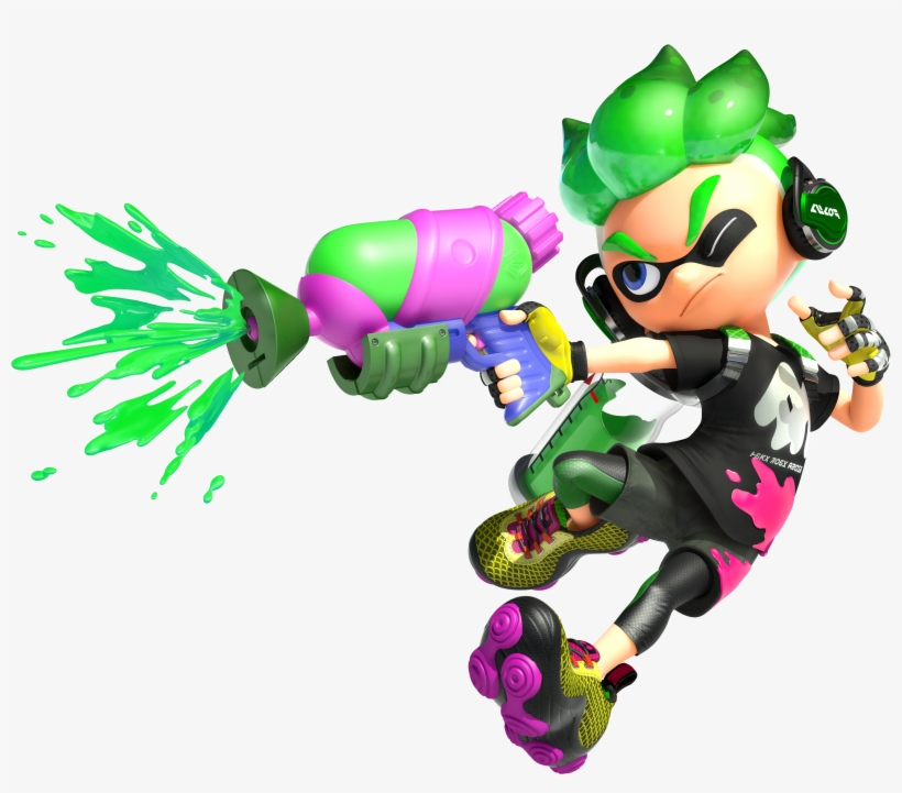 Inkling Boy Png - Splatoon 2 Male Inkling, transparent png #1356019