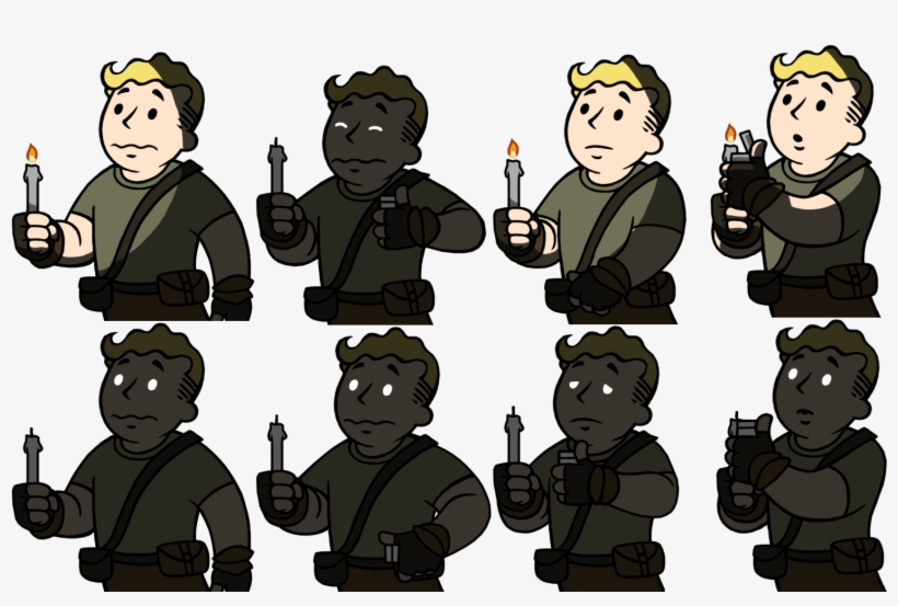 Vaultboy Animationspowerlow - Fallout Shelter Brotherhood Of Steel, transparent png #1356179