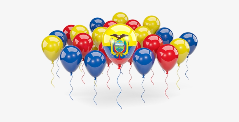 Promoción Ecuador - Bulgarian Flag Balloons Png, transparent png #1356185