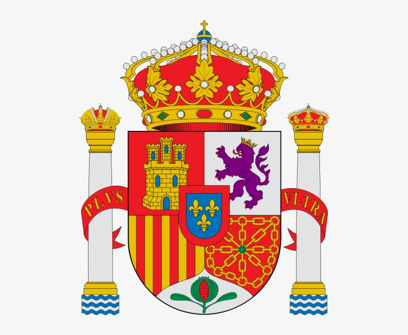 Escudo Constitucional Aragon, Coat Of Arms, Flags, - Flag Of Spain Logo, transparent png #1356462