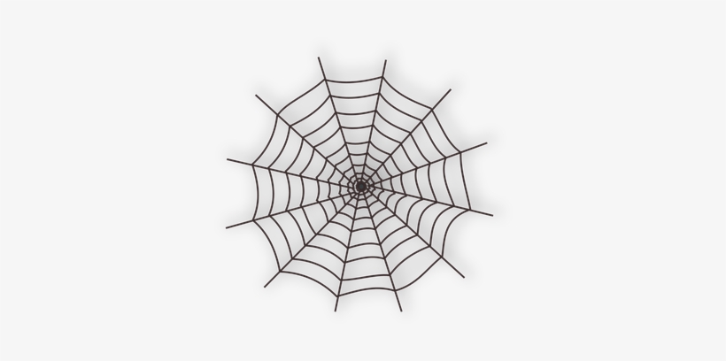 Cobweb Spiderweb Spider's Web Halloween Sp - Spider Web Tattoo Png, transparent png #1356897