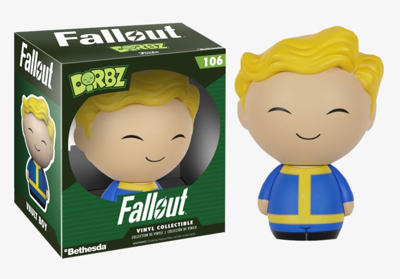 Vault Boy Dorbz Vinyl Figure - Dorbz Fallout, transparent png #1356902