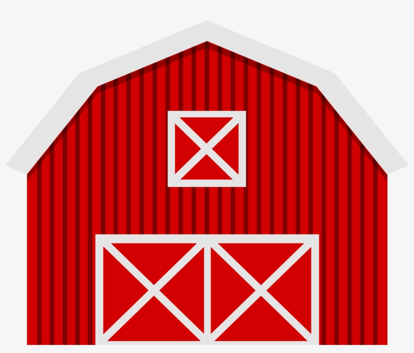On The Farm Clip Art Scrapbooking And - Transparent Background Barn Clipart, transparent png #1357037