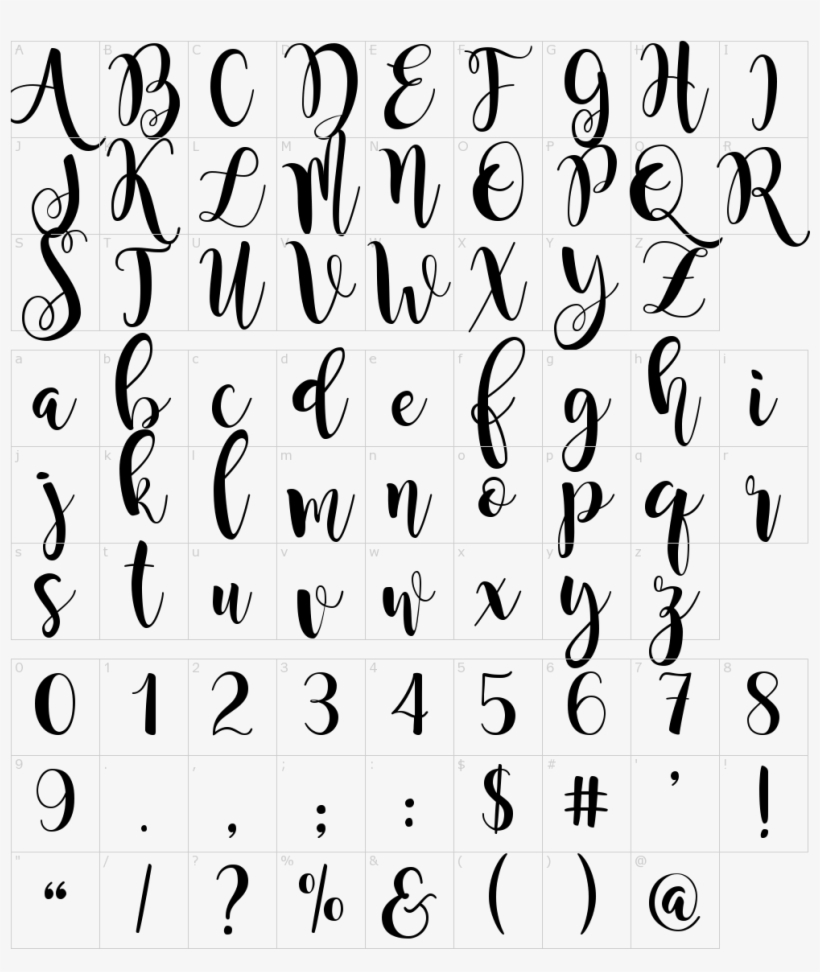 Archivos De La Fuente - Magnolia Sky Font Alphabet, transparent png #1357382