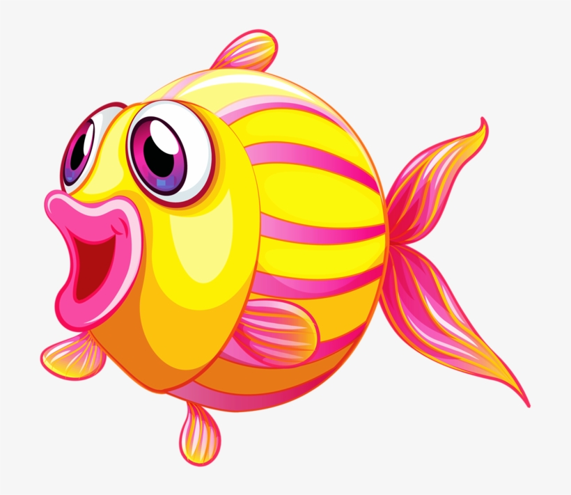 Jellyfish Clipart Underwater - Peces De Colores Animados, transparent png #1357559