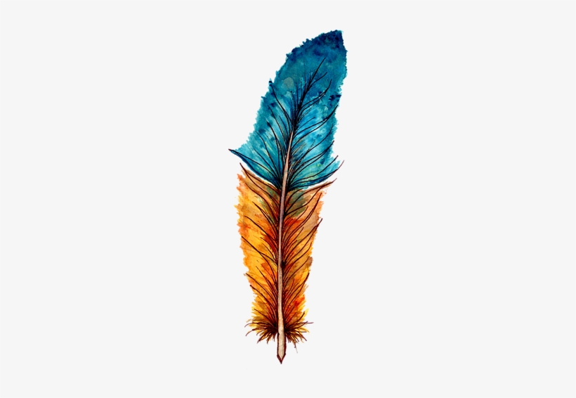 Watercolor Feather Transparent Background, transparent png #1357631