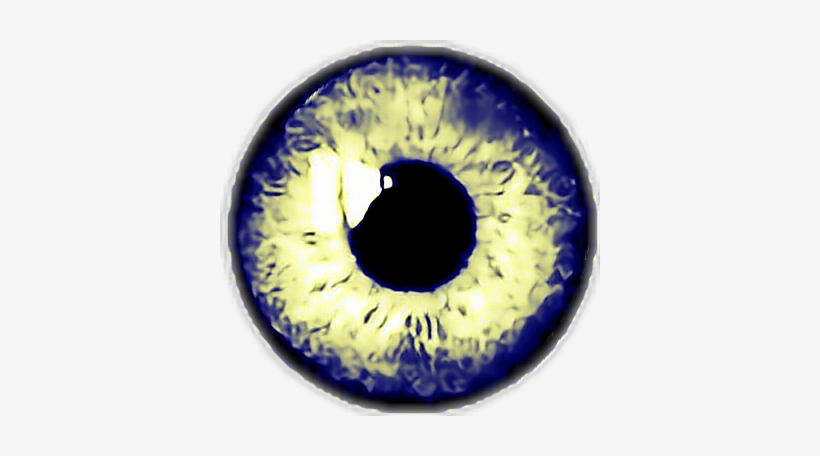 Ftestickers Eyes Horror Creepy Crossprocess - Circle, transparent png #1357692