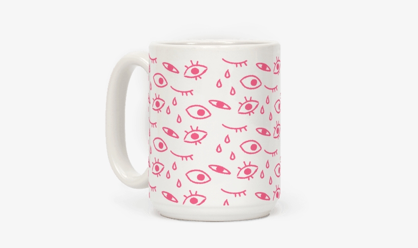 Creepy Eyes Coffee Mug - Mug, transparent png #1358016