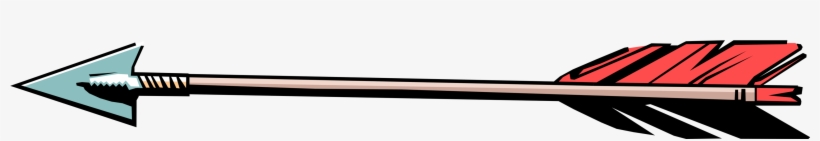 Vector Illustration Of Archery Marksmanship Feathered - Vector Graphics, transparent png #1358044