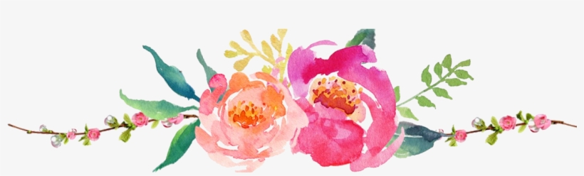 Image - Watercolor Peonies Pink Turquoise Summer Bouquet Throw, transparent png #1358045