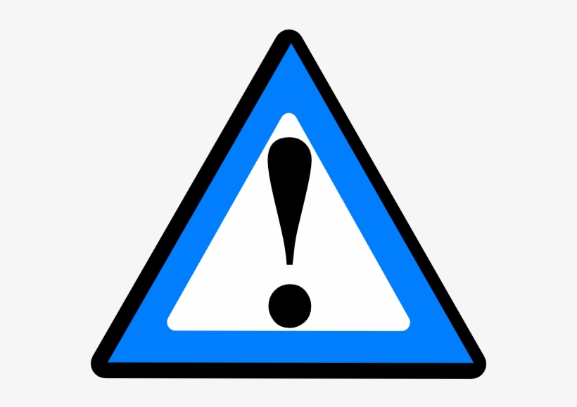 Black Blue Warning 1 Svg Clip Arts 600 X 532 Px, transparent png #1358290