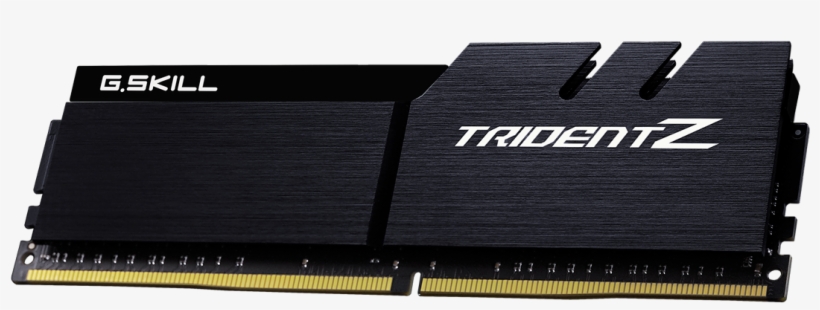 Trident Z Series Ddr4 4600mhz Cl19 23 23 43 16gb - G Skill Trident Z Black, transparent png #1358776