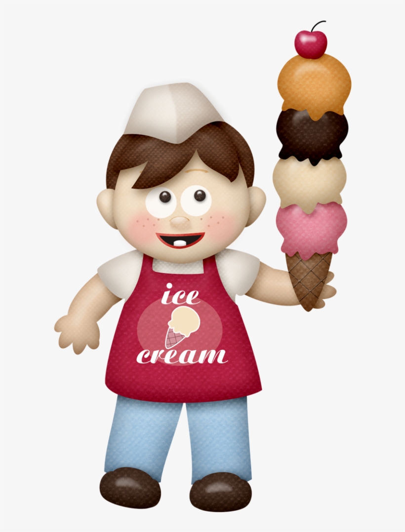 B *✿* Heladeros Ice Cream Clipart, Food Clipart, Summer - Ice Cream, transparent png #1359003