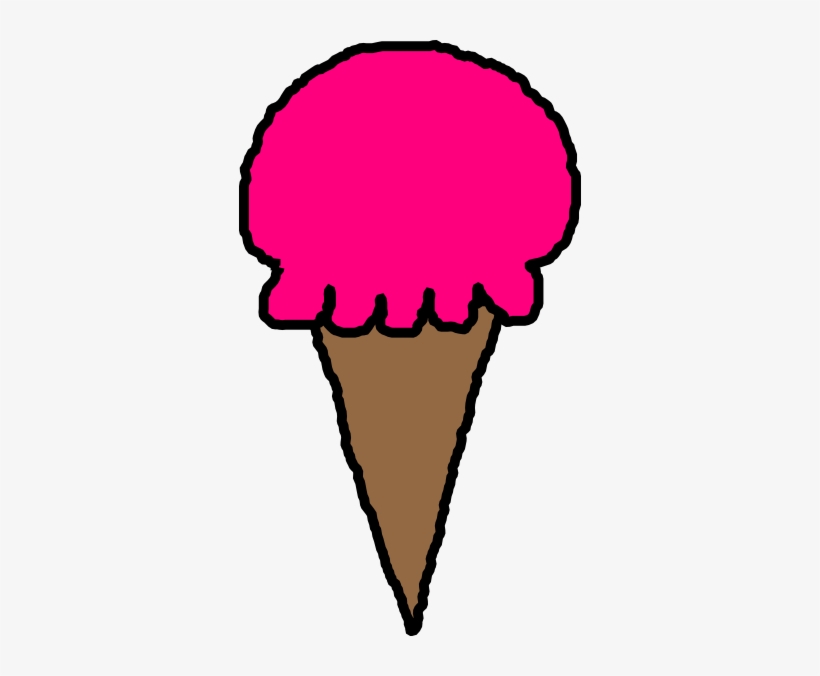 Ice Cream Free Ice Cream Clipart Free Images - Pink Ice Cream Clipart, transparent png #1359119