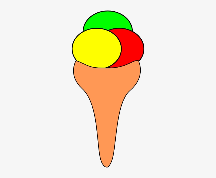 This Free Clipart Png Design Of Bescuit Cone Icecream, transparent png #1359201