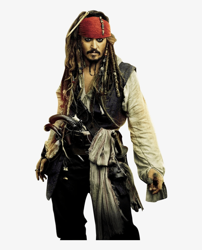 Download - Lego Pirates Of The Caribbean Minifig Captain Jack, transparent png #1359776