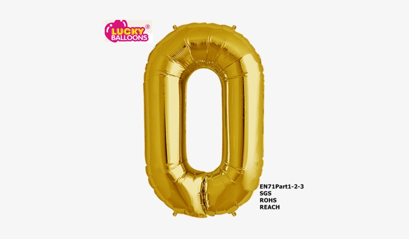 Number 9 Balloons, Number 9 Balloons Suppliers And - Gold Balloon Letter O, transparent png #1359938