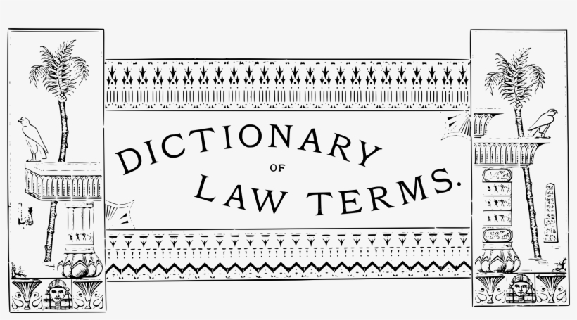 This Free Icons Png Design Of Dictionary Of Law Terms, transparent png #1360165