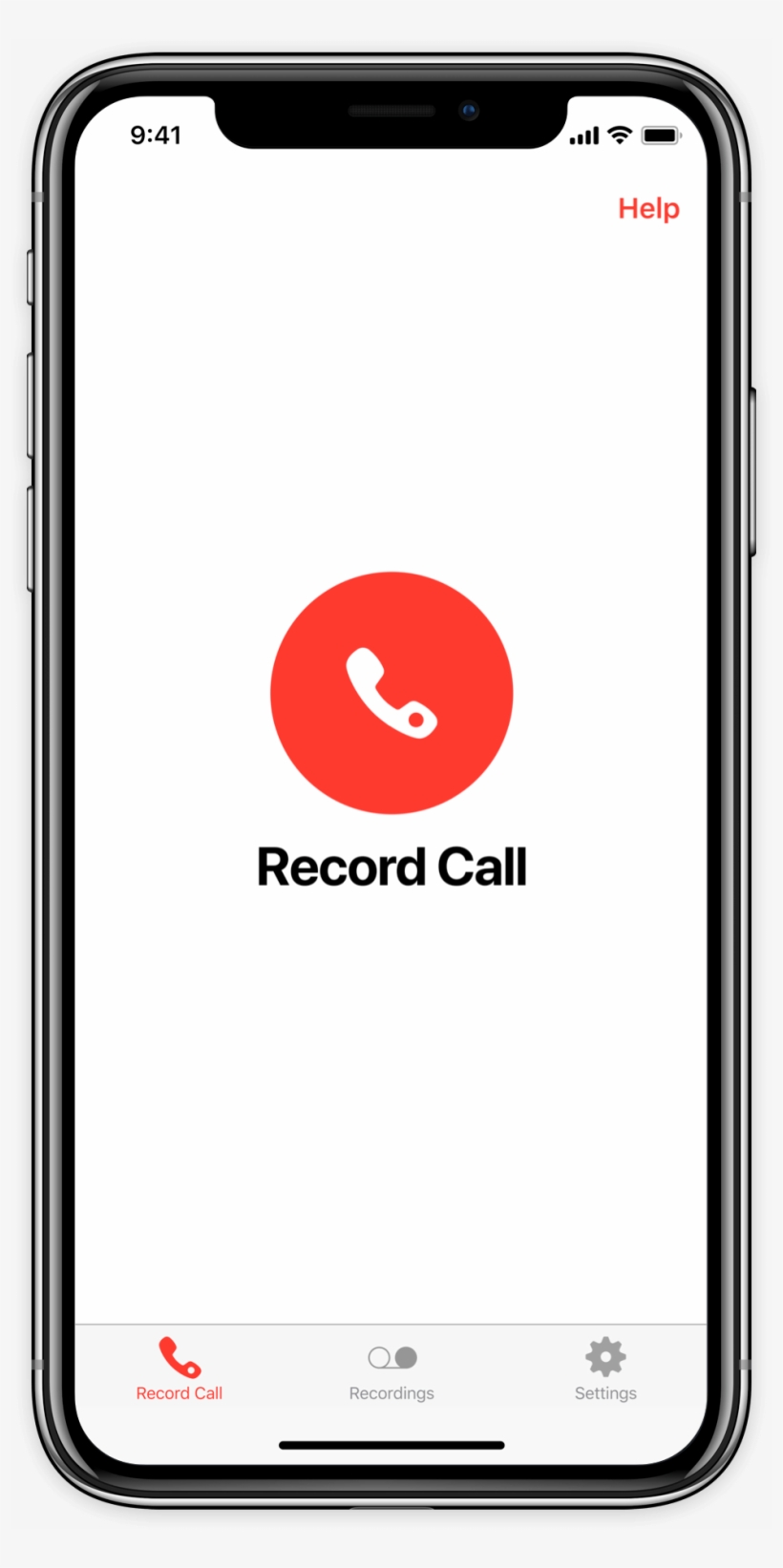 Call Recorder - Iphone X Activation Lock, transparent png #1360787
