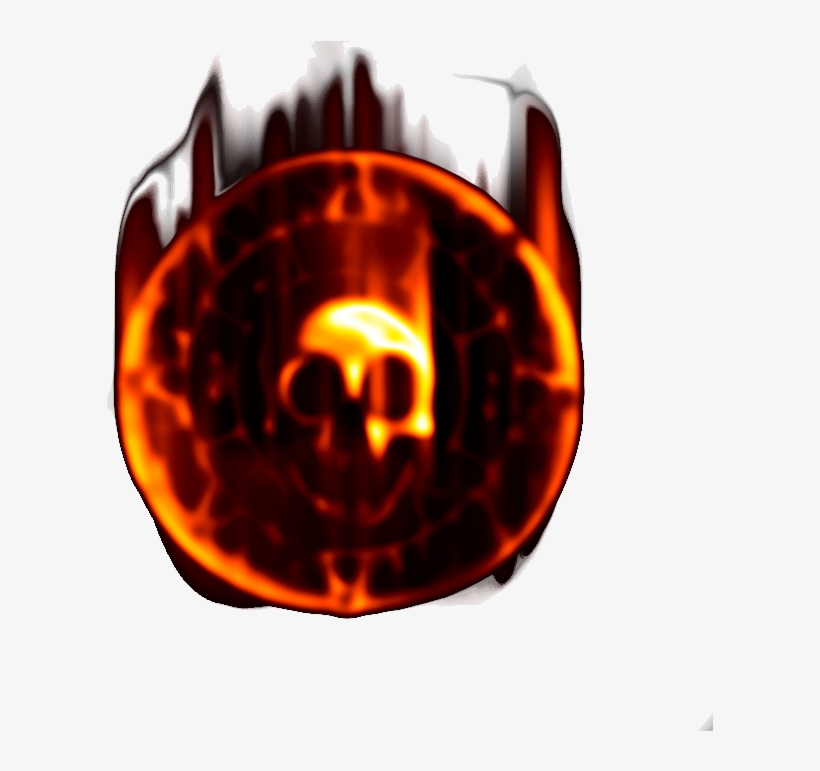 Pirate Coin In Flames 4b - In Flames, transparent png #1361406