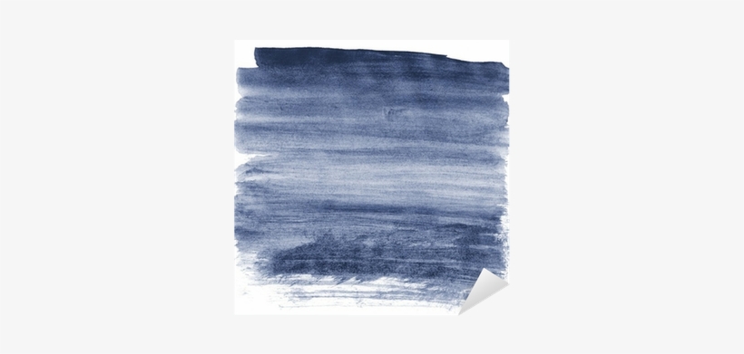 Gradient Watercolor Background In Blue Sticker • Pixers® - Watercolor Painting, transparent png #1361855