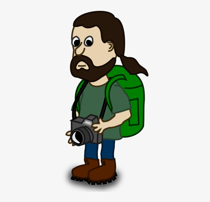 Backpacking Computer Icons Hiking Cartoon - Information Gap Conversation Activities, transparent png #1362016