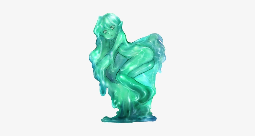 Green Slime/paradox - Statue, transparent png #1362166