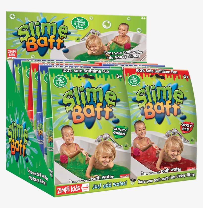 1 Box Of Slime Baff Contains - Slime Baff - Oozy Red, transparent png #1362586