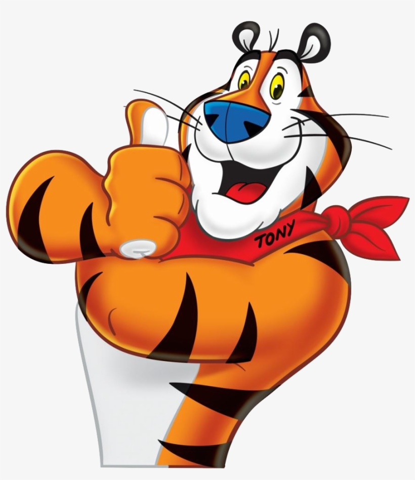 The Characters Who Have Been Promoting Some Of The - Tony The Tiger Transparent, transparent png #1362636