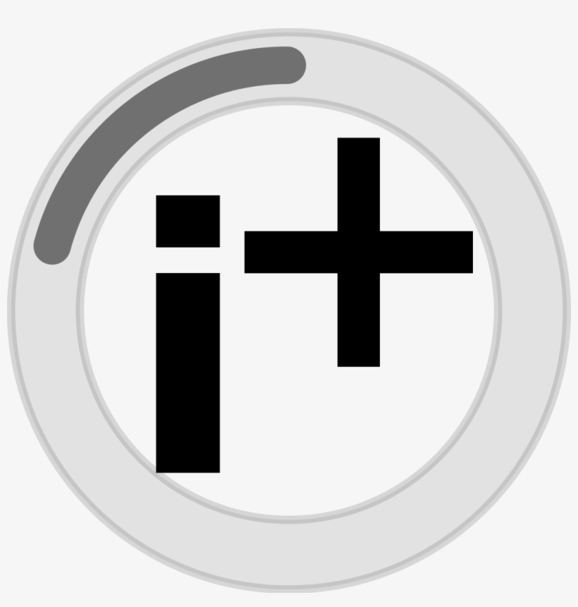 Plus Icon Png Black Download - Information Plus, transparent png #1363396