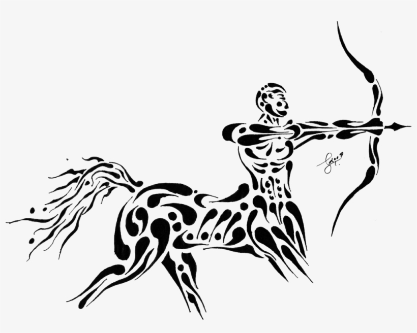 Sagittarius Png File - Tattoo Sagittarius Png, transparent png #1363467