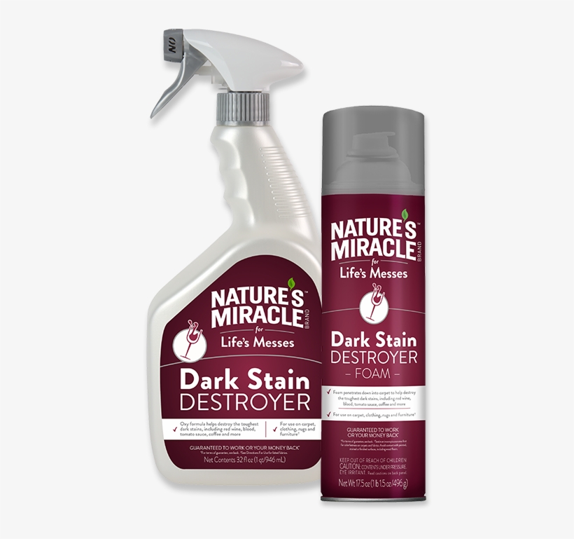Dark Stain Remover Image - Nature's Miracle Advanced Stain & Odor Remover, transparent png #1363546